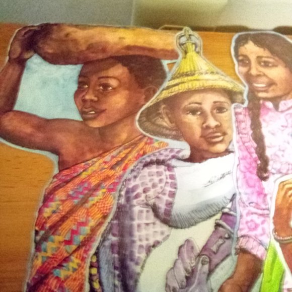 Vintage Festival Figures Paper Doll Set - Picture 2 of 11